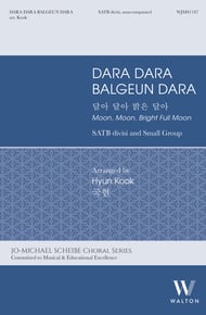 Dara Dara Balgeun Dara SATB choral sheet music cover Thumbnail